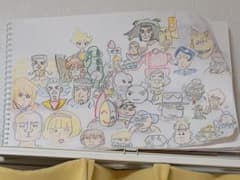 크레용 신짱 필기 그림 영화 시리즈