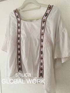 shuca GLOBALWORK 刺繍ブラウス　グラローバルワーク　シュカのサムネイル