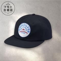 新品 WAPPEN FLAT CAP クイックシルバー 帽子 キャップ 黒のサムネイル