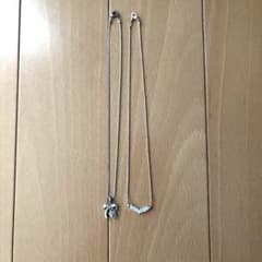 ネックレス 2点セット リボン ハートのサムネイル