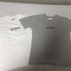 2枚セット】WTAPS ロゴ Tシャツ X02 M 白 グレー ダブルタップス