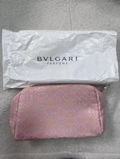 BVLGARI ピンク 幾何学模様 ポーチのサムネイル