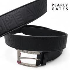 パーリーゲイツロゴ　ストレッチベルト ☆新品正規品パーリーゲイツ ストレッチレザーエンボスロゴ ベルト