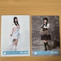 日向坂46 生写真　坂井新奈　ハロウィン　五期生ライブ衣装　2枚
