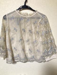 刺繍 ブラウスレーストップス レースブラウスのサムネイル