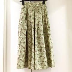 古着の春色花柄スカートのサムネイル