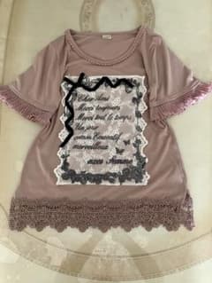 axes femme レース装飾カットソーのサムネイル