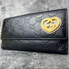 GUCCI】グッチ GG柄 ラブリーハート インターロッキング 長財布 - メルカリ