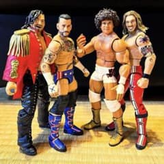 CMパンク 中邑真輔 エッジ カリート WWE フィギュア 4体セット マテル CMパンク 中邑真輔 エッジ カリート WWE フィギュア 4体セット マテル