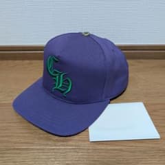 即購入OK　CHROME HEARTS 　パープル 5パネルキャップ　レシート付 即購入OK CHROME HEARTS パープル 5パネルキャップ レシート付 - メルカリ