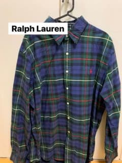 値下げしましたRALPH LAURENラルフローレン チェックシャツ ネルシャツのサムネイル
