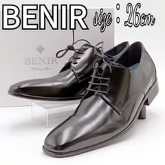 極美品】BENIR ベニル ウェディングシューズ 26cm 黒 ドレスシューズ