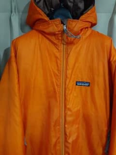 Patagonia パフボール　プルオーバージャケット オレンジ×グリーン　S Patagonia パフボール プルオーバージャケット オレンジ×グリーン S