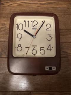 昭和レトロ】CITIZEN ファーストメカ 電子ストライク 掛時計 - メルカリ