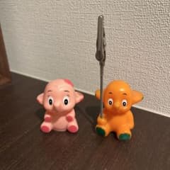 非売品】サトちゃん サトコちゃん フィギュア メモクリップ 指人形