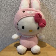 サンリオ ハローキティ キティちゃん うさぎ レトロ ぬいぐるみ - メルカリ