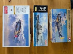 プラモデル 3点セット 雷電 綾波 メッサーシュミット - メルカリ