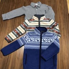110サイズ　フリース　シャツ3点セットのサムネイル