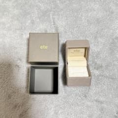 純正】ete エテ ジュエリーケース リングケース ギフトボックス 外箱