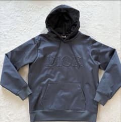 ヴ*ア様 【美品】Dior ダークブルー　レーヨン　パーカーのサムネイル