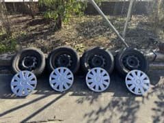 185/65R14 タイヤ・ホイールセット　スタッドレス　ヨコハマ　IG60のサムネイル