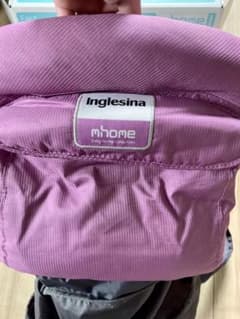 【しっぽ様専用】イングリッシーナベビー椅子　オレンジ&紫のサムネイル