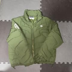 ZARA RHUIGI オリーブグリーン ダウンジャケット - メルカリ
