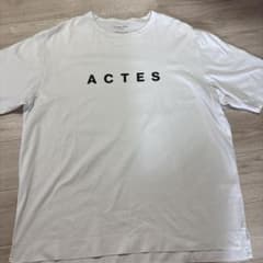 GLOBAL WORK ACTES ロゴTシャツ ホワイトのサムネイル