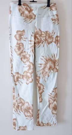 ALBAROSA アルバローザ ストレッチ パンツ ハイビスカス Y2K - メルカリ