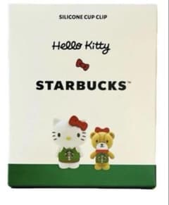 Hello Kitty STARBUCKS カップクリップ スタバ、新品　フチコのサムネイル