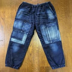 倉 エターナル モンペ/デニム 刺子 イージーパンツ LL・BORO 倉 エターナル モンペ/デニム 刺子 イージーパンツ LL・BORO - メルカリ