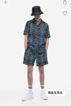 H&M 豹柄　レオパード　セットアップのサムネイル