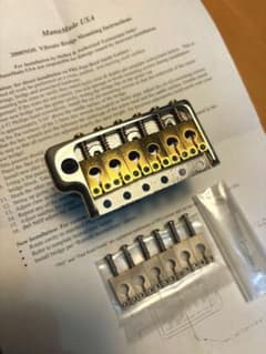 PRS Custom24 ブリッジ　ゴールドブラス　サドル　セットのサムネイル