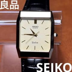 A135希少 稼動品 SEIKO DOLCE レクタンギュラー80年代 - メルカリ