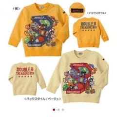 新品 ダブルB 80 宝箱トレーナー 黄色のサムネイル