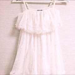 ジェラートピケ チュールキャミソール 美品 ルームウェア パジャマのサムネイル