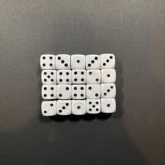 Warhammer ウォーハンマー　Dices 20個　ダイス　12mm