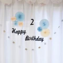 kokoni Happybirthday & 星のガーランド 2 セットのサムネイル