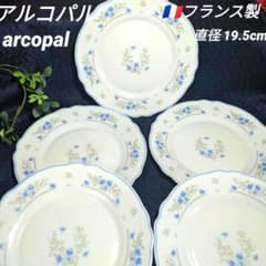 ✤未使用✤【アルコパル arcopal】皿5枚 プレート デザート皿