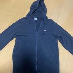 Champion フルジップパーカー ネイビー 短丈のサムネイル