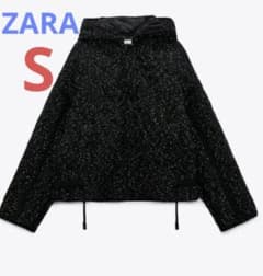 新品】ZARA テクスチャ素材パフジャケット - メルカリ