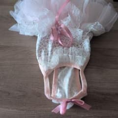 犬用 レオパード柄 チュチュドレス ピンクハンドメイドMSizeのサムネイル
