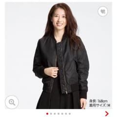 ユニクロ レディース ブルゾン 黒のサムネイル