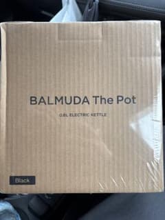 【新品未開封】BALMUDA 電気ケトル ブラックのサムネイル