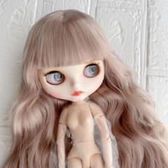 新年♡アイシードールカスタム❤︎シルバーブロンド❤︎ ❤️アイシードール❤️パープルブロンドミックス ニューフェイス