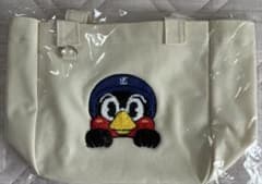 東京ヤクルトスワローズ つば九郎 さがら刺繍 バッグ - メルカリ
