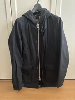 Barbour フーデッドビデイル SL38 ネイビー オリジナルカバー付き 