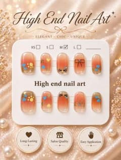 ハイエンドネイルアート ネイルチップ Mサイズ 現品販売 dm1283のサムネイル