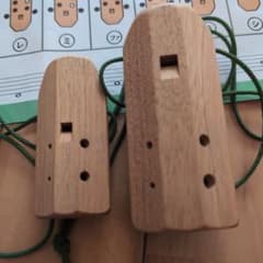 木製オカリナ 2個セット くるみ 樹音 - メルカリ