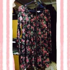 ベルト付き！大人♡花柄ワンピのサムネイル